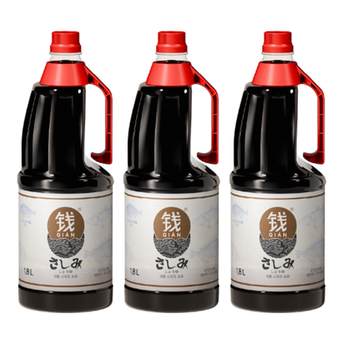 치엔 사시미 쇼유, 1.8L, 3개