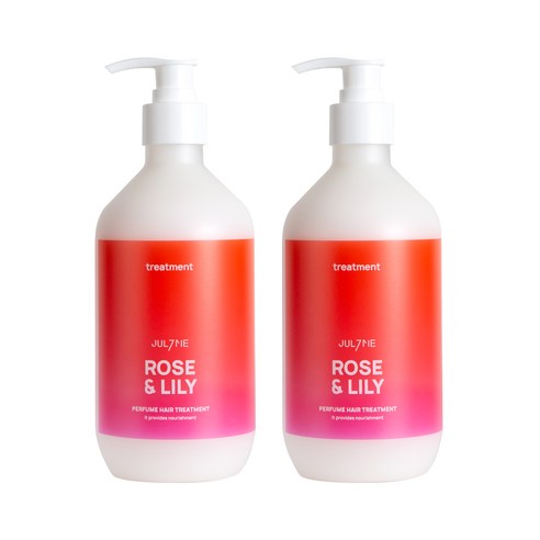 줄라이미 퍼퓸 트리트먼트 로즈앤릴리, 500ml, 2개