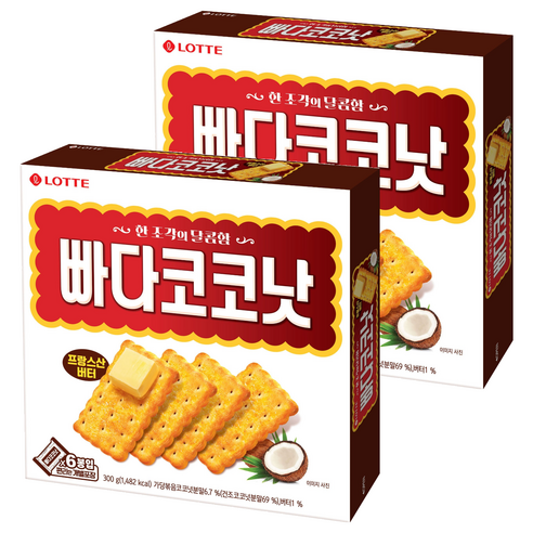 롯데웰푸드 빠다코코낫, 600g, 1개