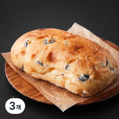 노아베이커리 올리브치아바타, 150g, 1개입, 3개