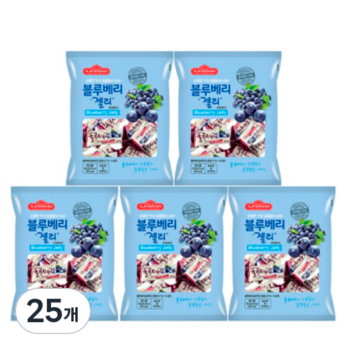 일광제과 블루베리 젤리, 150g, 25개
