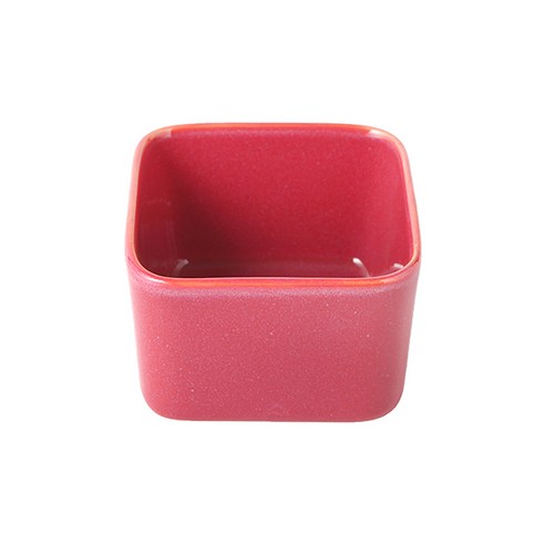 까사무띠 쎄나 사각 접시 5.5cm, 레드, 1개