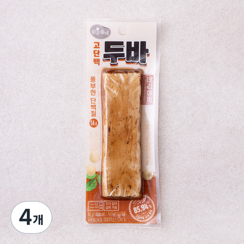 맑은물에 고단백 두바 데리야끼, 82g, 4개