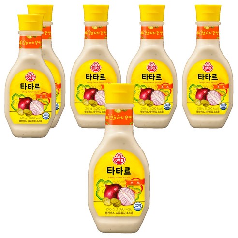 오뚜기 타타르 소스, 245g, 6개