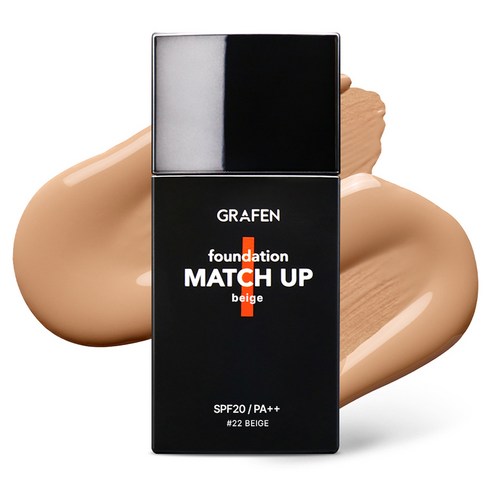 그라펜 매치업 파운데이션 40ml, 22 Beige, 1개