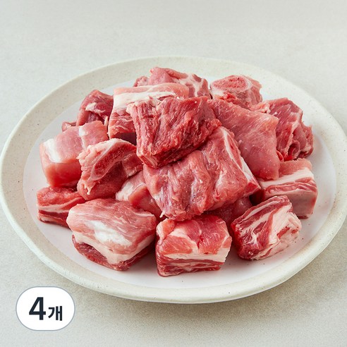 곰곰 한돈 갈비찜용 (냉장), 500g, 4개
