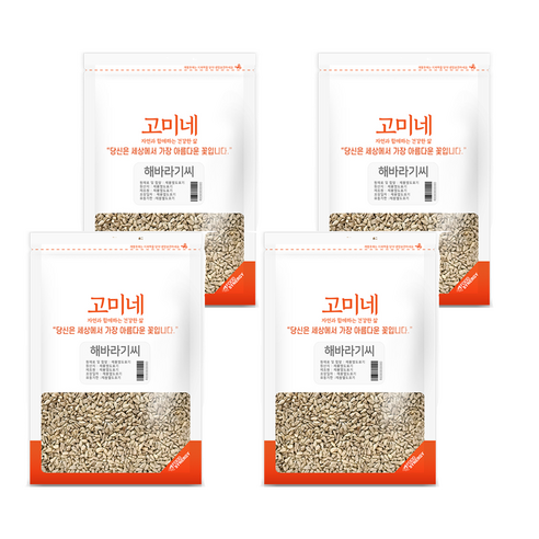 고미네 해바라기씨, 500g, 4개