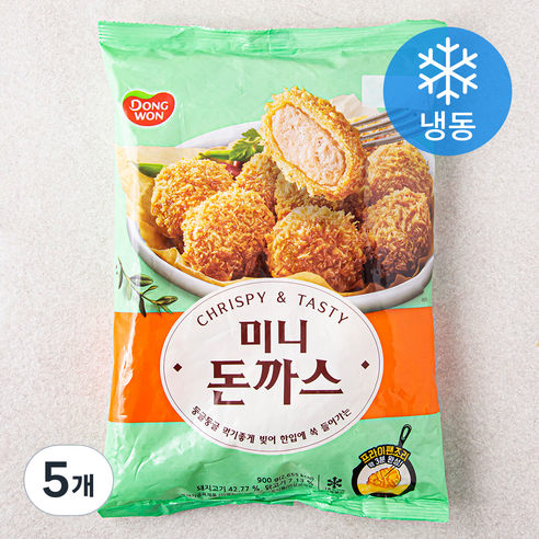 동원 미니 돈까스 (냉동), 900g, 5개