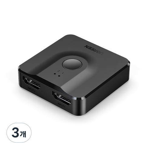 유그린 4K 양방향 HDMI 2.0 분배기, CM217, 3개