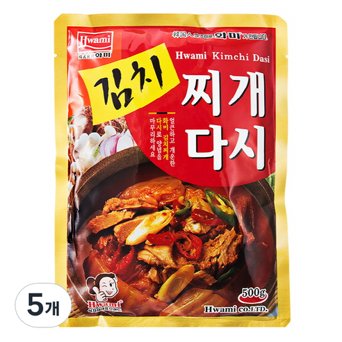 [화미] 찌개다시, 500g, 5개