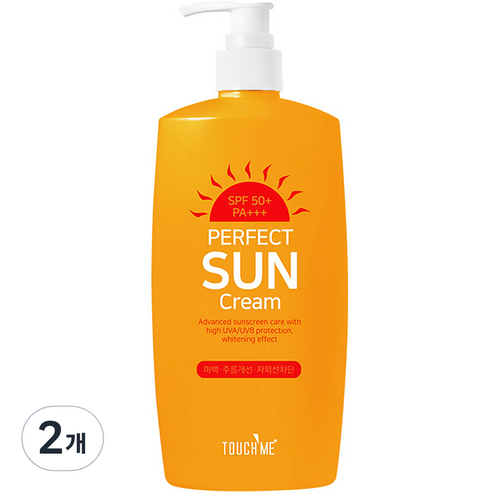 터치미 퍼펙트 썬크림 SPF50+ PA+++, 500ml, 1개