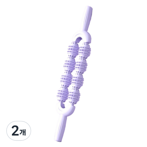 제이케이 2 x 4 롤러 건강스틱, 2개, 라벤더퍼플