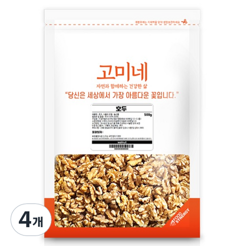 고미네 호두, 500g, 4개