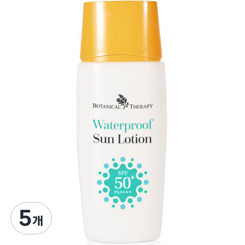 보타니컬테라피 유아용 워터프루프 썬로션 SPF50+ PA++++, 5개, 50ml