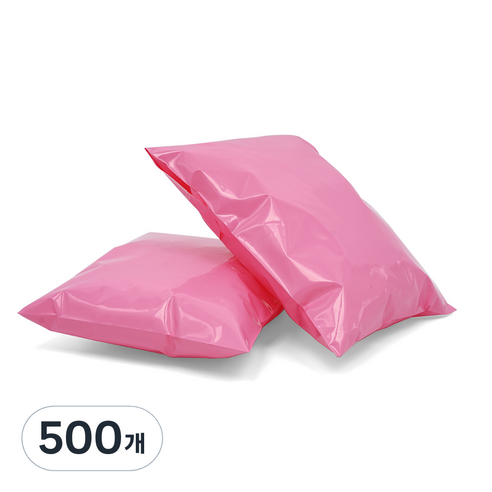 담다 LDPE 택배봉투 피치핑크, 500개