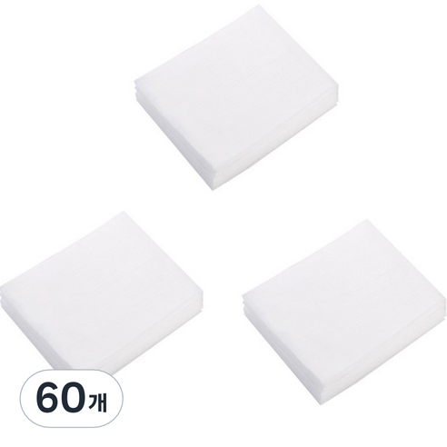 꼬까 틈새 청소포 리필, 화이트, 60개