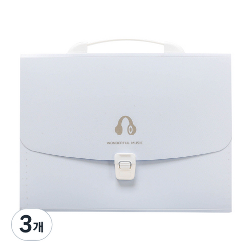프룰리 아코디언파일 13칸 A4, 03, 3개