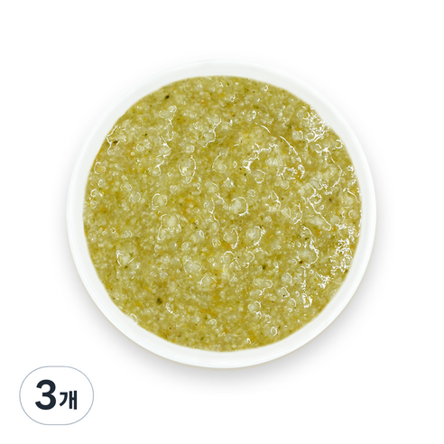 짱죽 유아용 실온 이유식 중기1, 160g, 3개, 시금치버섯죽