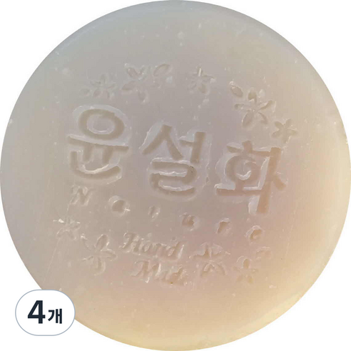 윤설화 비누 봉독, 110g, 4개