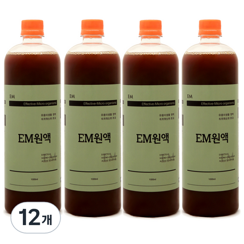 이엠그린 EM원액 본품, 1000ml, 12개