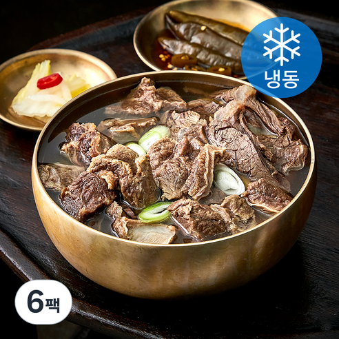 삼원가든 뼈없는갈비탕, 700g, 6팩