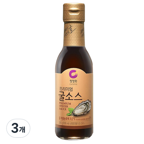 청정원 프리미엄 굴소스, 260g, 3개