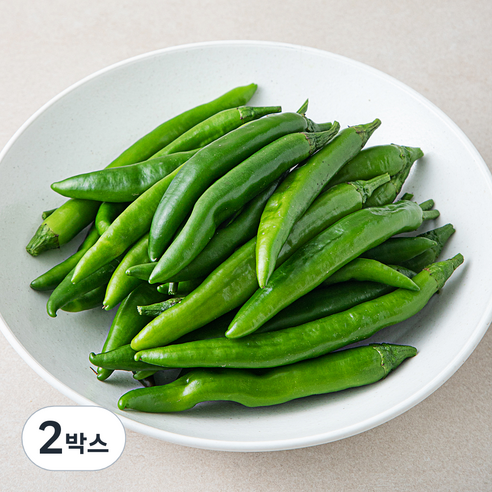 국내산 청양고추, 2kg, 2박스