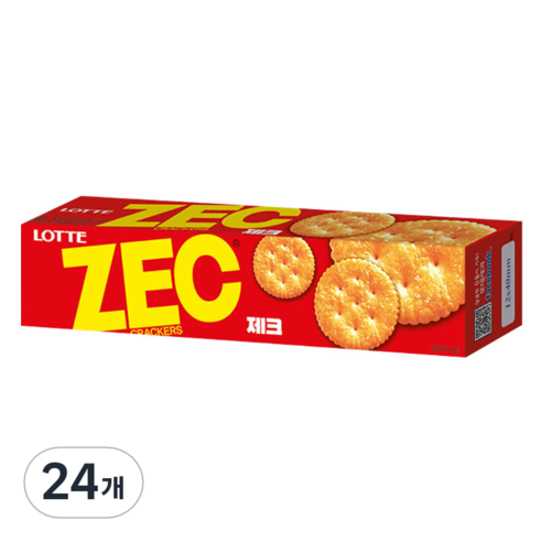 롯데제과 제크 오리지날, 100g, 24개