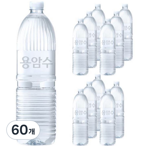 닥터유 오리온 제주 용암수 무라벨, 2L, 60개