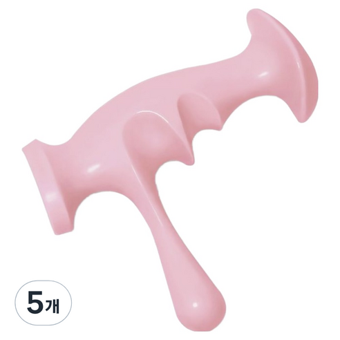 앙멧 바디 마사지 지압봉, 5개, 핑크