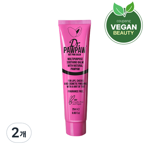 닥터포포 틴티드 밤 25ml, 핫핑크, 2개