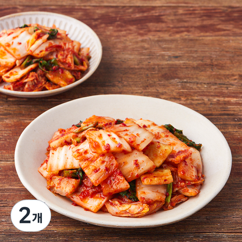 콕집어콕 콕 무맛김치, 1kg, 2개
