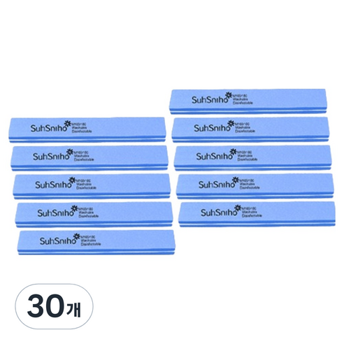 OON 스펀지 양면 샌딩바 블루, 30개