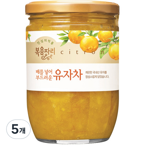 복음자리 배를 넣어 부드러운 유자차, 620g, 1개입, 5개