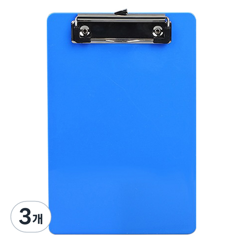 로이 카페 식당 메뉴판 클립보드, A05 blue, 3개