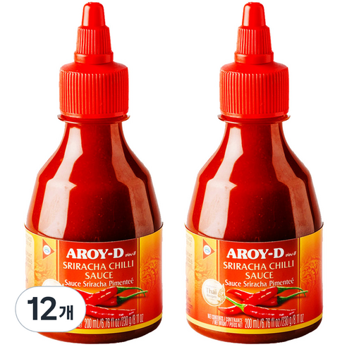 아로이디 스리라차 칠리소스, 230g, 12개