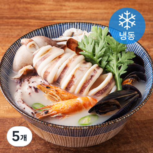 나가사키 통오징어 짬뽕탕 (냉동), 500g, 5개