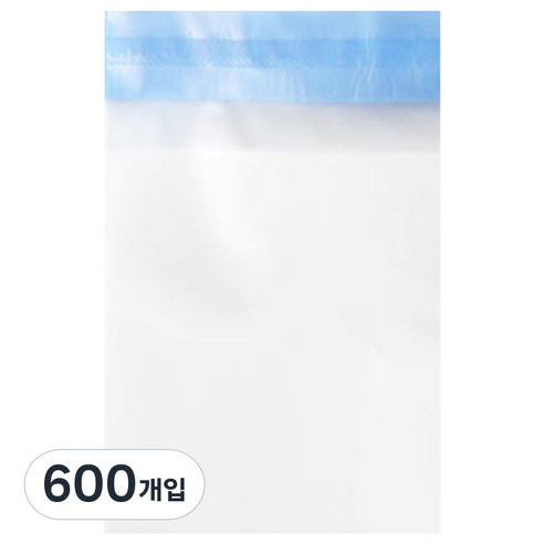 접착식 무지 opp 봉투 반투명 15 x 18 cm, 600개입