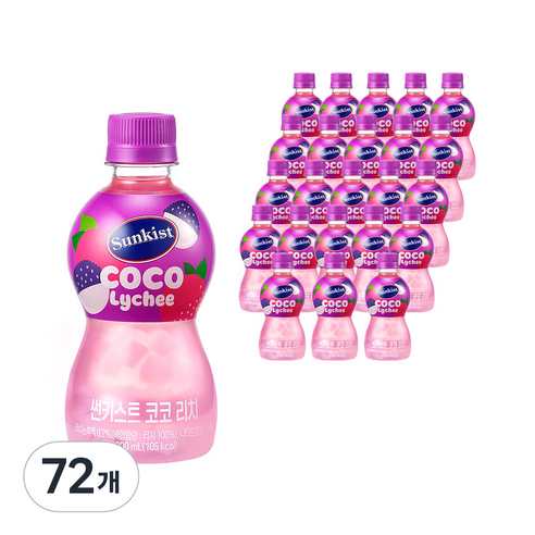 썬키스트 코코 리치 음료, 300ml, 72개