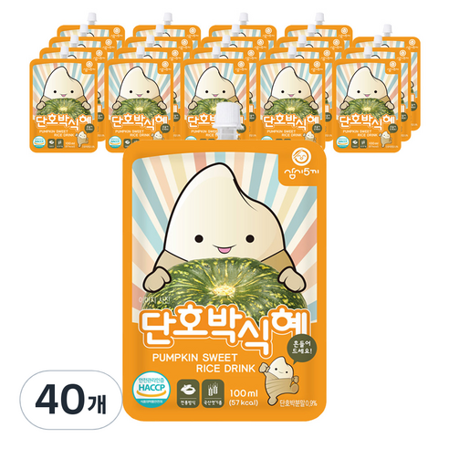 삼시오끼 단호박 식혜, 100ml, 40개