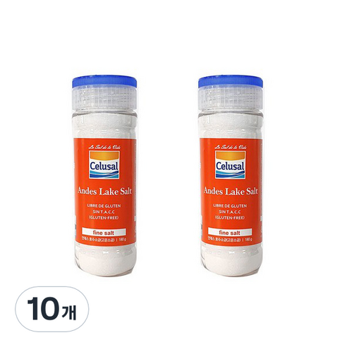 셀루살 안데스 고운소금, 180g, 10개
