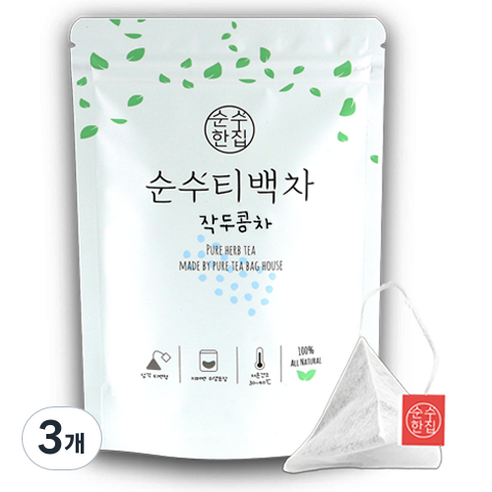 순수한집 작두콩차 티백, 1g, 10개입, 3개
