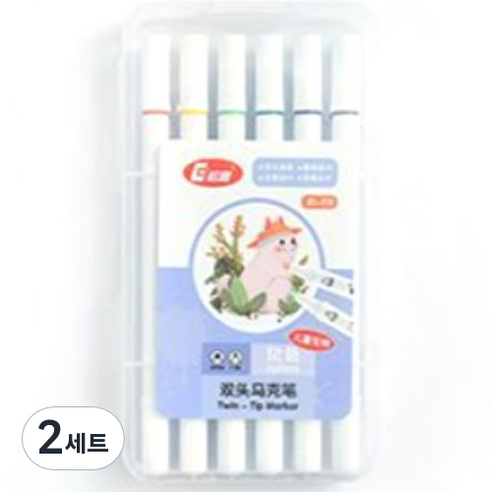 시토닉 유성 칼라 마카 펜세트, 12색, 2세트