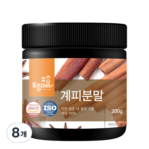 토종마을 HACCP 계피 분말, 8개, 200g