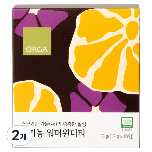 ORGA 유기농 워머윈디티, 1.3g, 10개입, 20개, 1.3g