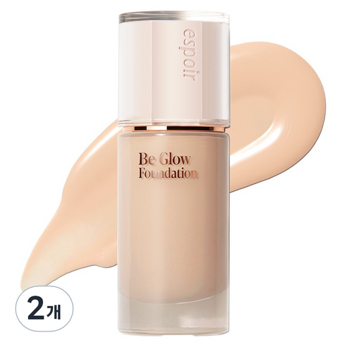 에스쁘아 비글로우 파운데이션 SPF27 PA++ 30g, 22C 쿨 페탈, 2개