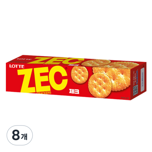 롯데제과 제크 오리지날, 100g, 8개