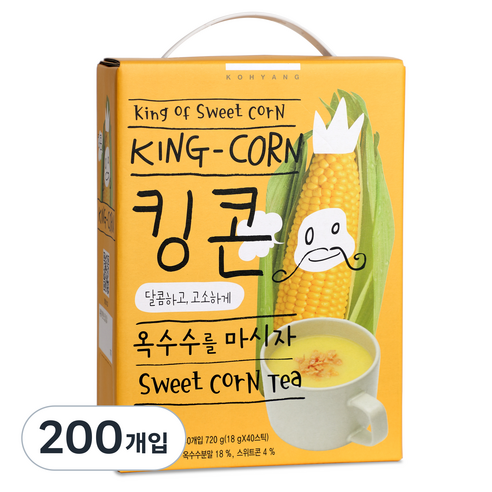 KOHYANG 킹콘 고형차, 720g, 5개