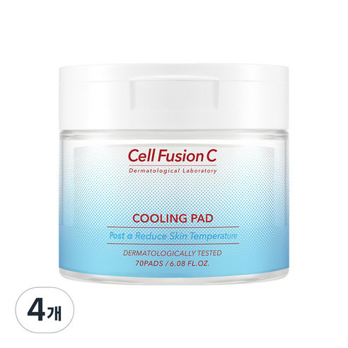 셀퓨전씨 포스트알파 쿨링패드 70p, 70개입, 4개