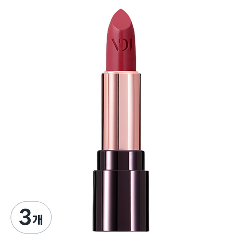 브이디아이 보브 립 컷 루즈 3.8g, PK109 셀피 로즈, 3개
